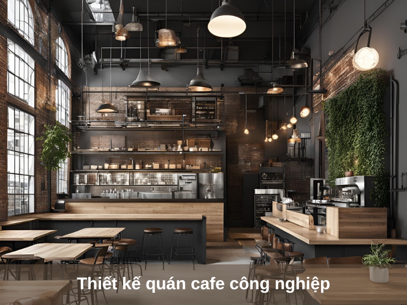 thiet ke quan cafe cong nghiep