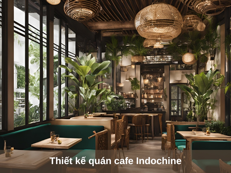 thiet ke quan cafe indochine