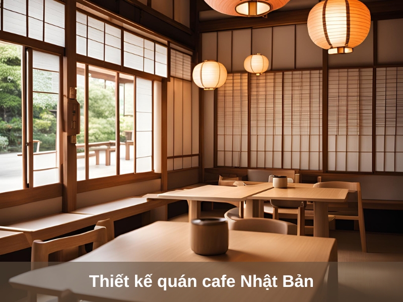 thiet ke quan cafe nhat ban