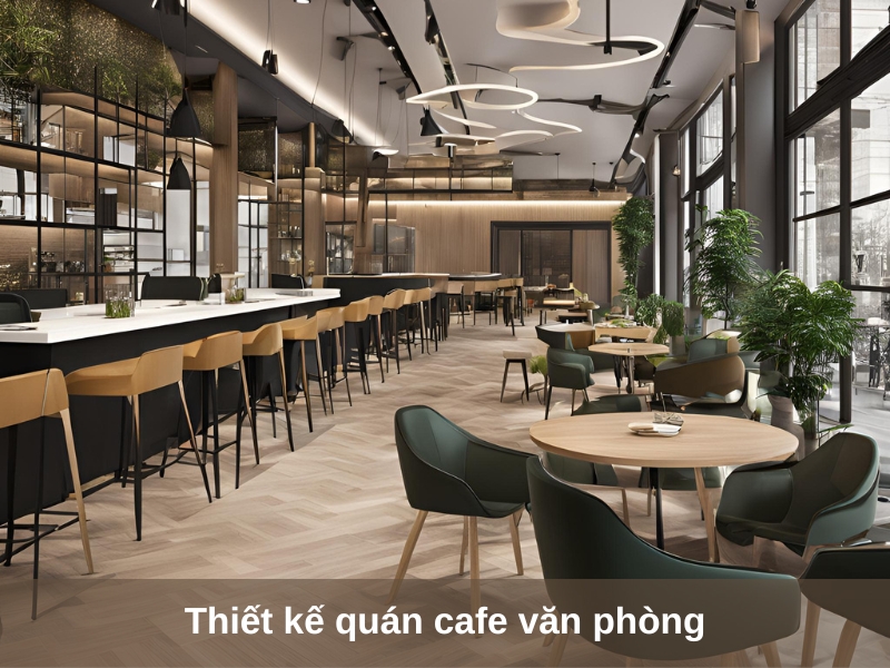 thiet ke quan cafe van phong