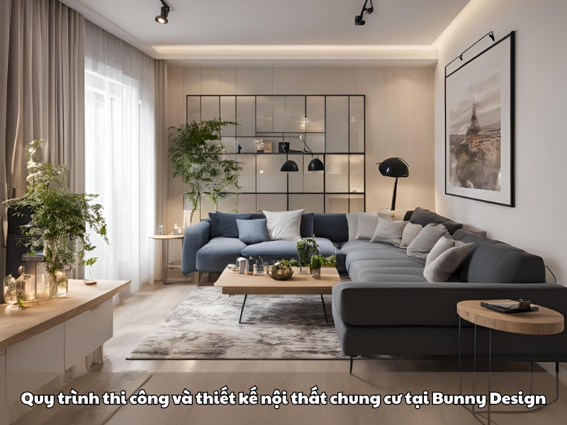 quy trinh thi cong va thiet ke noi that chung cu 70m2 tai bunny design