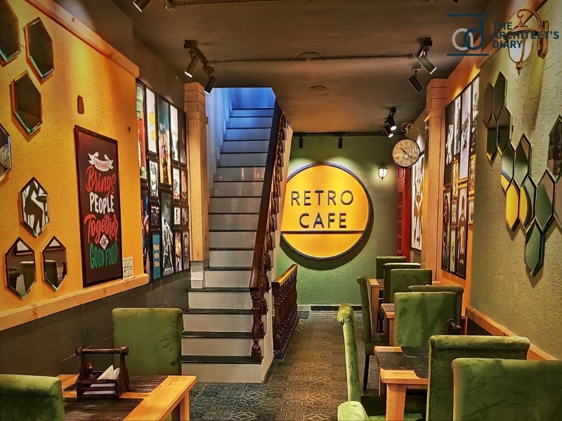 quan cafe phong cach retro