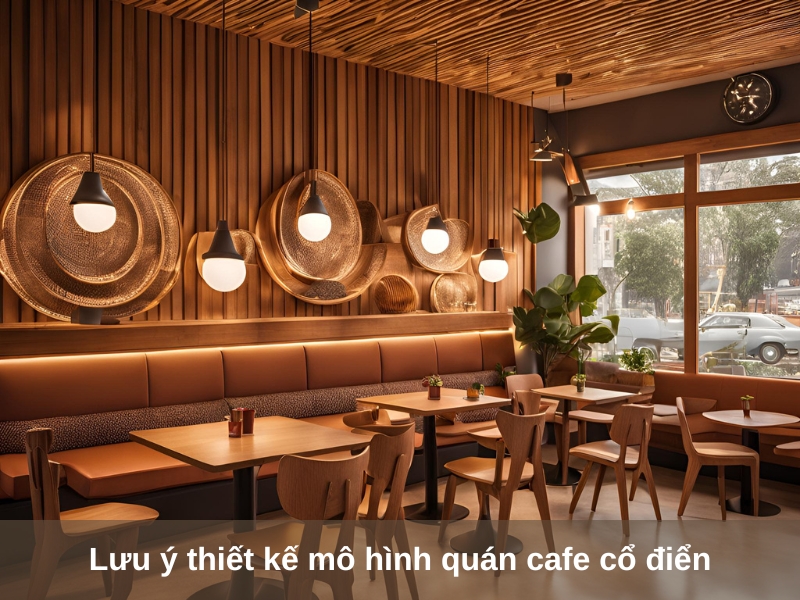 thiet ke mo hinh quan cafe co dien can luu y nhung gi