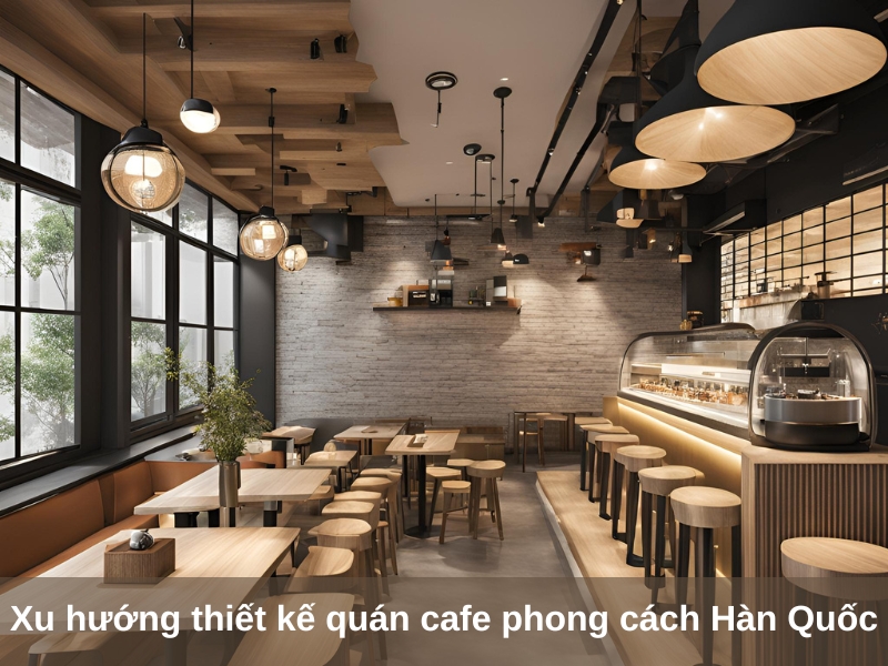 xu huong thiet ke quan cafe phong cach han quoc