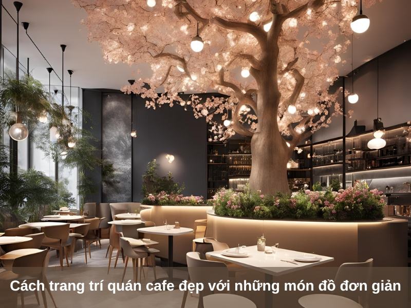 cach trang tri quan cafe dep voi nhung mon do don gian