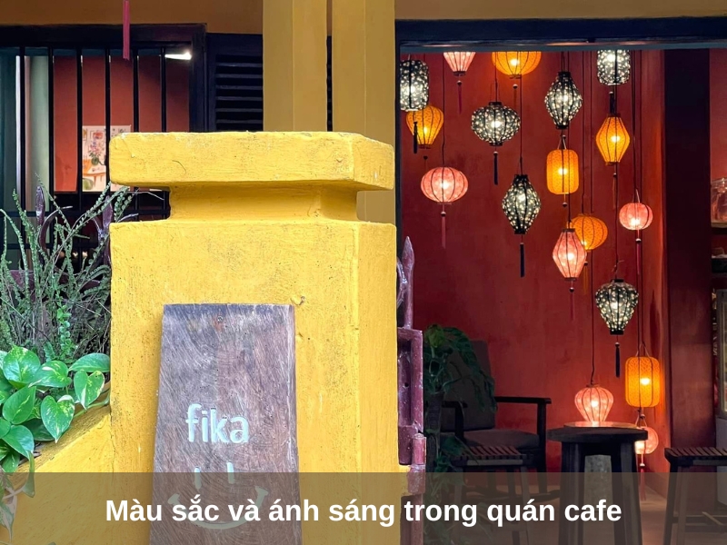 mau sac va anh sang trong quan cafe