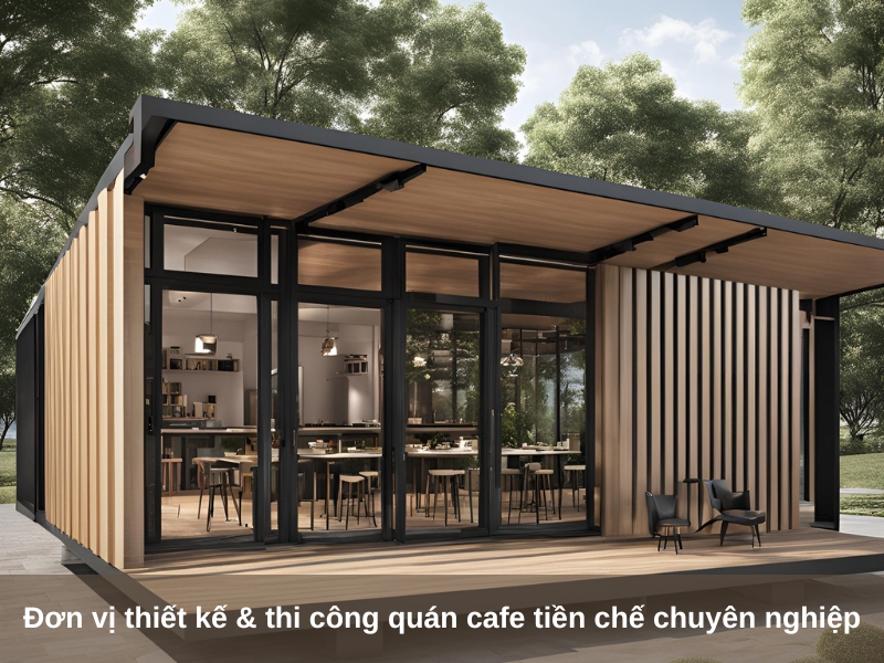 don vi chuyen thiet ke thi cong quan cafe khung thep tien che chuyen nghiep