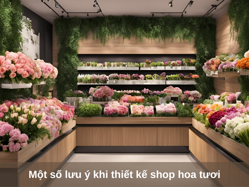 mot so luu y khi thiet ke shop hoa tuoi