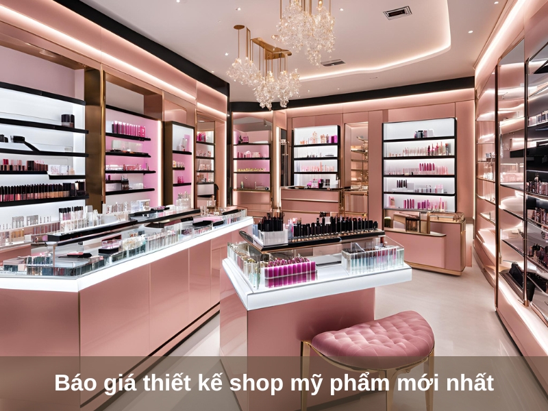 bao gia thiet ke shop my pham moi nhat