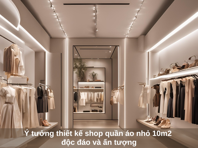 y tuong thiet ke shop quan ao nho 10m2 doc dao va an tuong