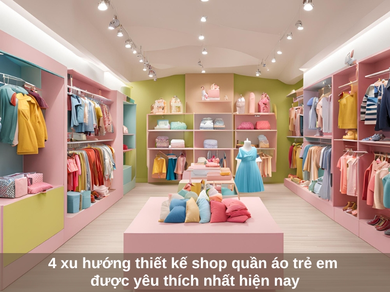 4 xu huong thiet ke shop quan ao tre em duoc yeu thich nhat hien nay