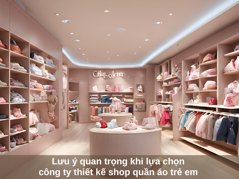 luu y quan trong khi lua chon cong ty thiet ke shop quan ao tre em 