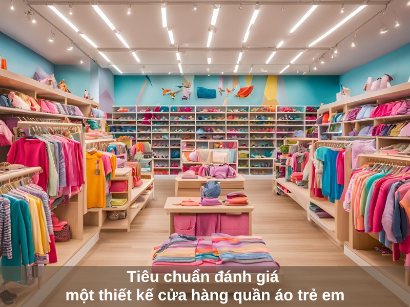 tieu chuan danh gia mot thiet ke cua hang quan ao tre em