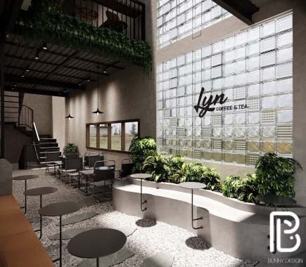 THIẾT KẾ NỘI THẤT LYN COFFEE & TEA 116M2 - ĐÀ LẠT