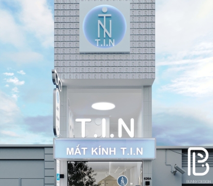  THIẾT KẾ THI CÔNG NỘI THẤT SHOP MẮT KÍNH T.I.N 100M2